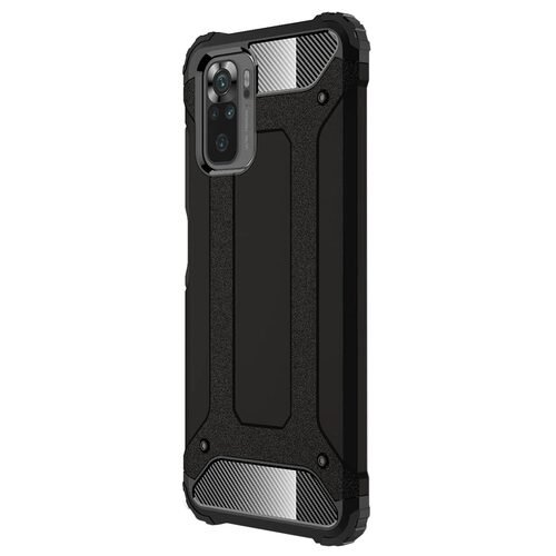 Microsonic Xiaomi Poco M5s Kılıf Rugged Armor Siyah