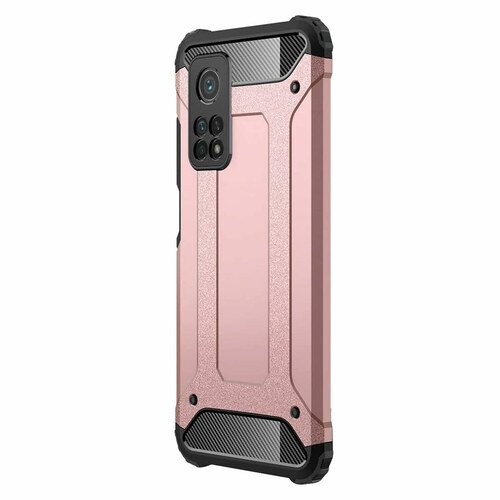 Microsonic Xiaomi Mi 10T Kılıf Rugged Armor Rose Gold