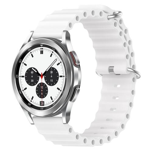 Microsonic Huawei Watch 5 46mm Kordon Ocean Band Beyaz
