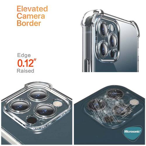 Microsonic Samsung Galaxy S25 Plus Card Slot Shock Kılıf Şeffaf