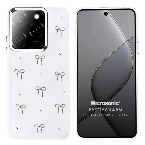 Microsonic TECNO Spark 20 Pro Kılıf PrettyCharm Bow