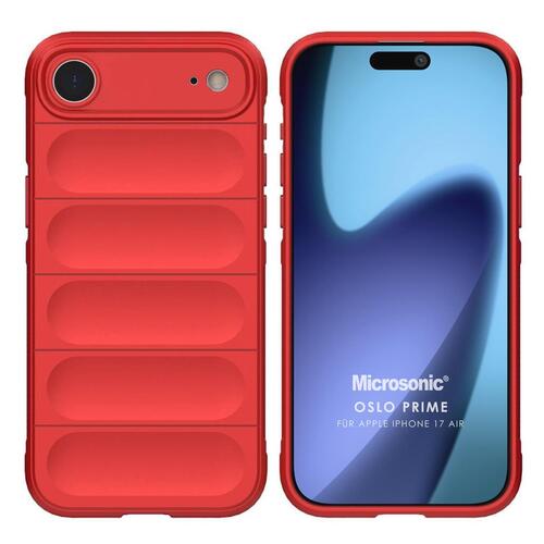 Microsonic Apple iPhone 17 Air Kılıf Oslo Prime Kırmızı