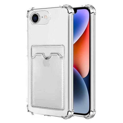 Microsonic Apple iPhone 16e Card Slot Shock Kılıf Şeffaf