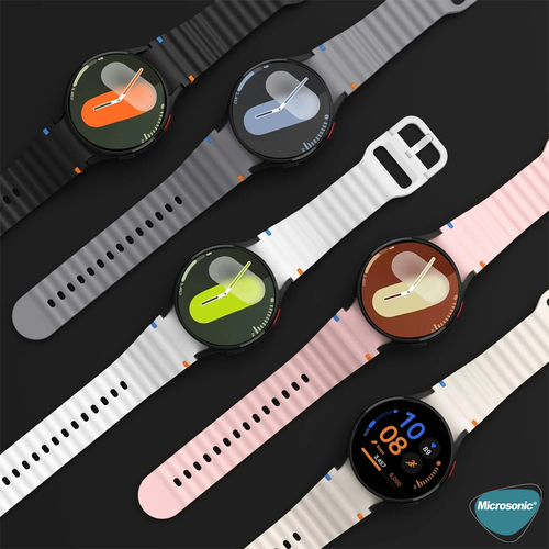 Microsonic Samsung Galaxy Watch FE Kordon ProMotion Sport Lacivert