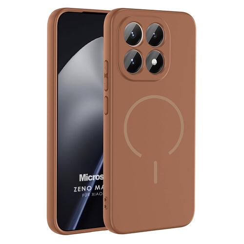 Microsonic Xiaomi 15T Kılıf Zeno MagSafe Kahverengi