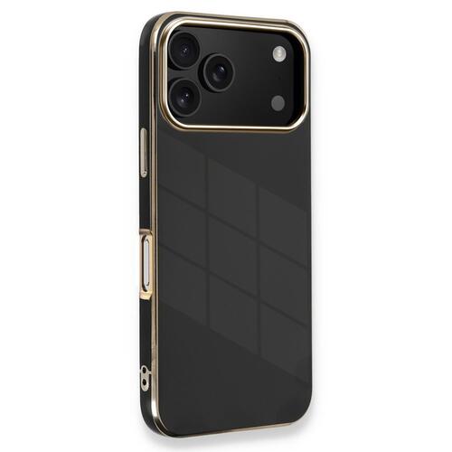 Microsonic Apple iPhone 17 Pro Kılıf Olive Plated Siyah