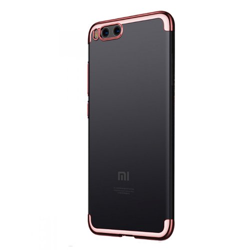 Microsonic Xiaomi Mi6 Kılıf Skyfall Transparent Clear Rose Gold