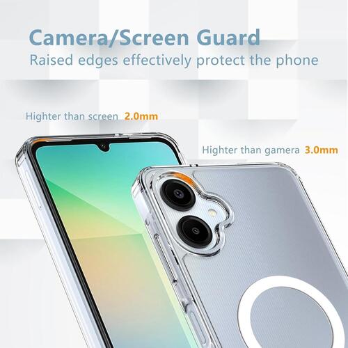 Microsonic Samsung Galaxy A05 Kılıf MagSafe Clear Sararmaz Şeffaf