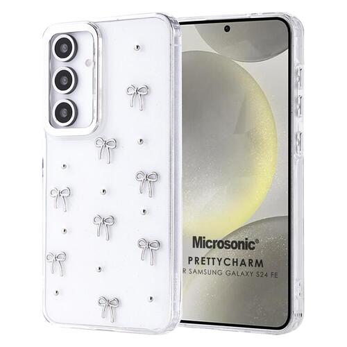 Microsonic Samsung Galaxy S24 FE Kılıf PrettyCharm Bow