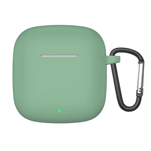 Microsonic Xiaomi Redmi Buds 3 Kılıf Askılı Mat Silikon Açık Yeşil