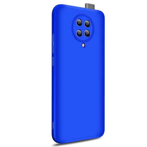 Microsonic Xiaomi Redmi K30 Pro Kılıf Double Dip 360 Protective Mavi