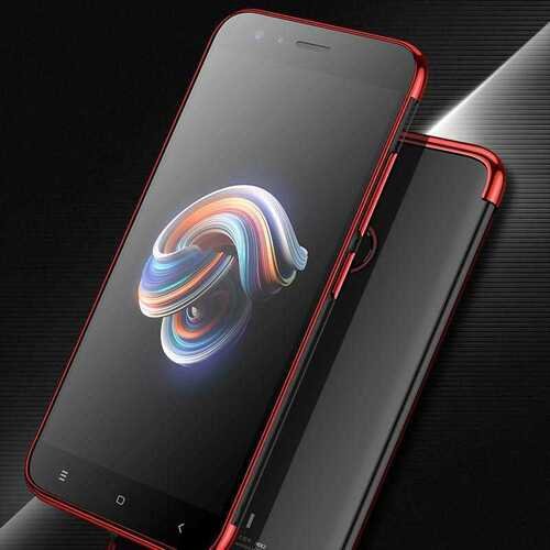 Microsonic Xiaomi Mi A1 Kılıf Skyfall Transparent Clear Siyah