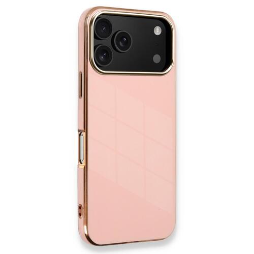 Microsonic Apple iPhone 17 Pro Max Kılıf Olive Plated Pembe