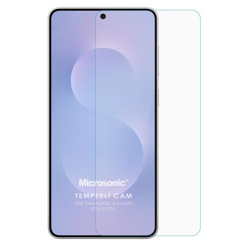Microsonic Samsung Galaxy S25 Edge Tempered Glass Cam Ekran Koruyucu