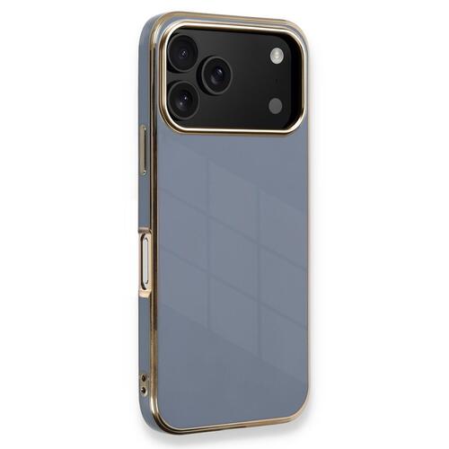 Microsonic Apple iPhone 17 Pro Max Kılıf Olive Plated Lavanta Grisi