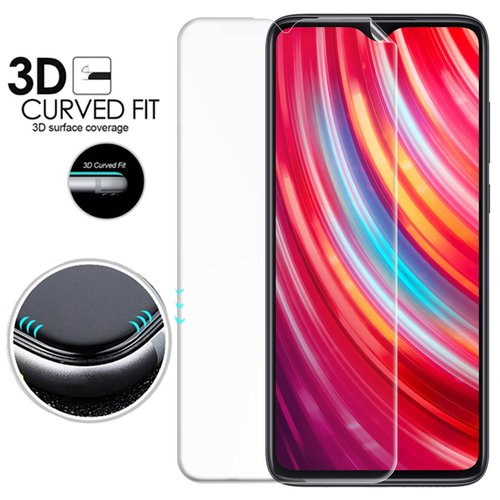 Microsonic Xiaomi Redmi Note 8 Pro Ön + Arka Kavisler Dahil Tam Ekran Kaplayıcı Film