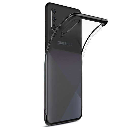 Microsonic Samsung Galaxy A30s Kılıf Skyfall Transparent Clear Siyah