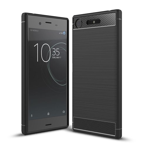 Microsonic Sony Xperia XZ1 Kılıf Room Silikon Siyah