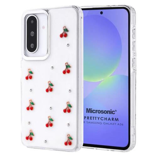 Microsonic Samsung Galaxy A36 Kılıf PrettyCharm Cherry