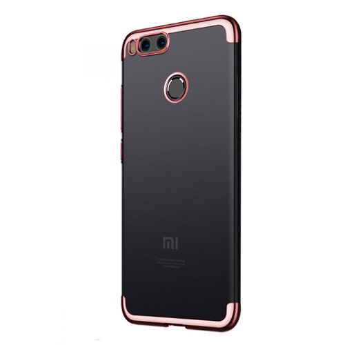 Microsonic Xiaomi Mi 5X Kılıf Skyfall Transparent Clear Rose Gold