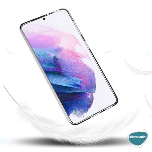 Microsonic Samsung Galaxy A02s Kılıf Transparent Soft Beyaz