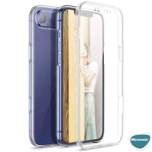 Microsonic Apple iPhone 17 Air Kılıf 6 Tarafı Tam Full Koruma 360 Clear Soft Şeffaf