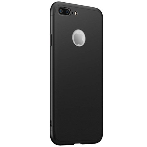 Microsonic Apple iPhone 8 Plus Kılıf Double Dip 360 Protective Siyah