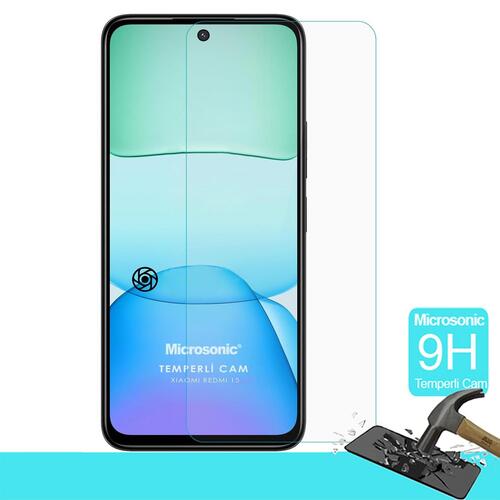 Microsonic Xiaomi Redmi 15 Tempered Glass Cam Ekran Koruyucu