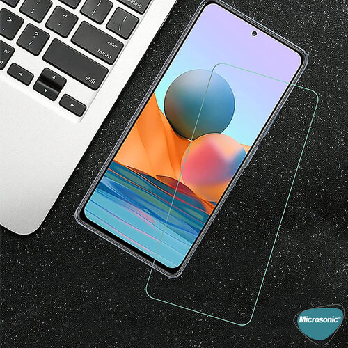Microsonic Xiaomi Redmi 15 Tempered Glass Cam Ekran Koruyucu