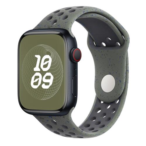 Microsonic Apple Watch Series 6 40mm Kordon Flame Sport Band Yeşil