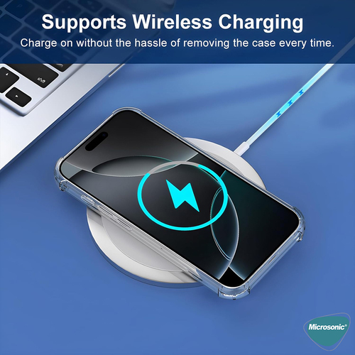 Microsonic Apple iPhone 17 Pro Max Kılıf Shock Absorbing Şeffaf