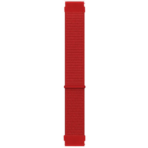 Microsonic Huawei Watch 5 46mm Hasırlı Kordon Woven Sport Loop Kırmızı