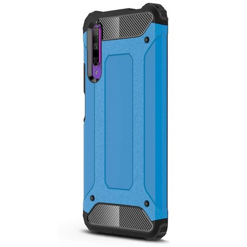 Microsonic Huawei Y9S Kılıf Rugged Armor Mavi