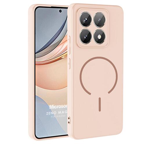 Microsonic Xiaomi 14T Pro Kılıf Zeno MagSafe Rose Gold