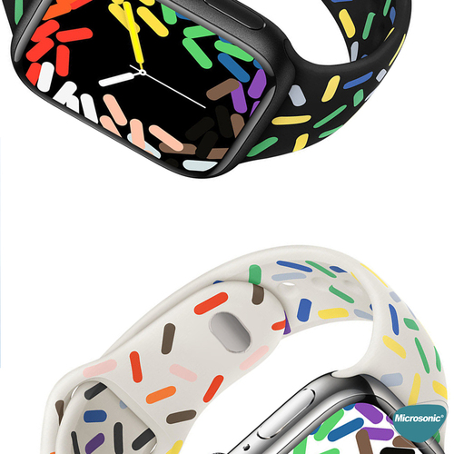 Microsonic Apple Watch SE 3 40mm Kordon Harmony Edition Siyah
