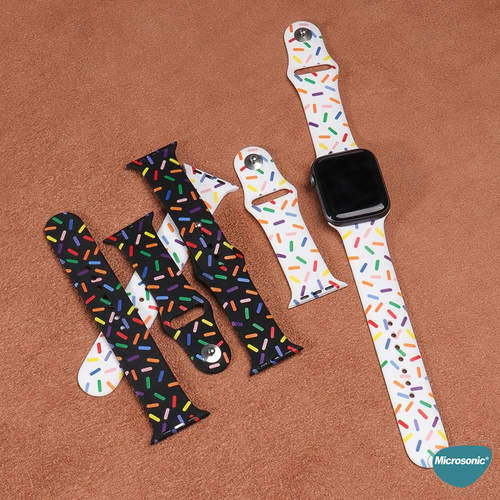 Microsonic Apple Watch SE 3 40mm Kordon Harmony Edition Siyah