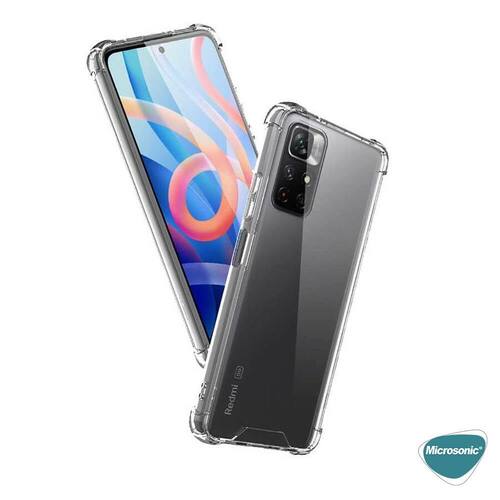 Microsonic Xiaomi Redmi Note 11 Kılıf Shock Absorbing Şeffaf