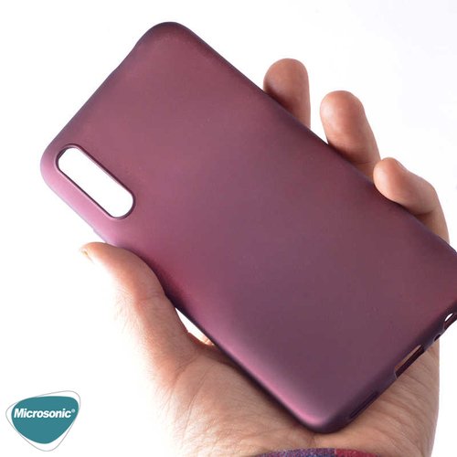 Microsonic Matte Silicone Huawei Y9S Kılıf Mor