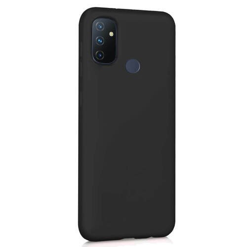 Microsonic Matte Silicone OnePlus Nord N100 Kılıf Siyah