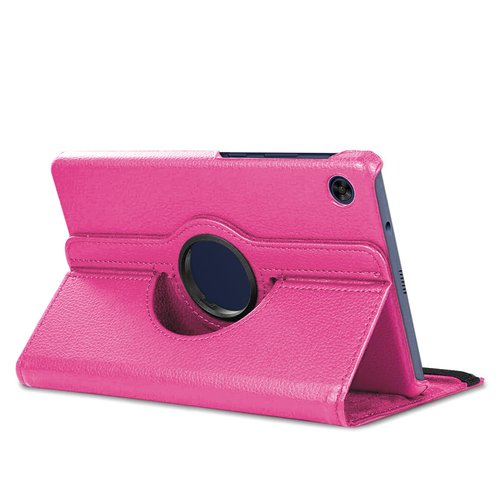 Microsonic Huawei MatePad SE Kılıf 360 Rotating Stand Deri Pembe