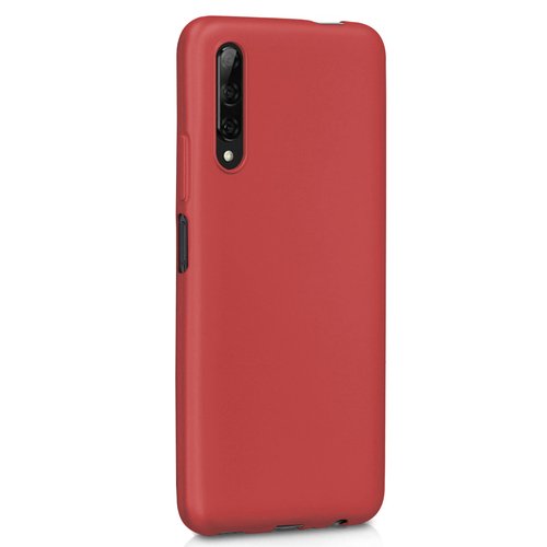 Microsonic Matte Silicone Huawei Y9S Kılıf Kırmızı