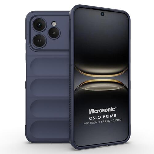 Microsonic TECNO Spark 40 Kılıf Oslo Prime Lacivert