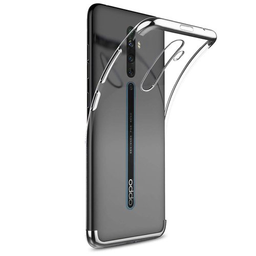 Microsonic Oppo Reno 2Z Kılıf Skyfall Transparent Clear Gümüş