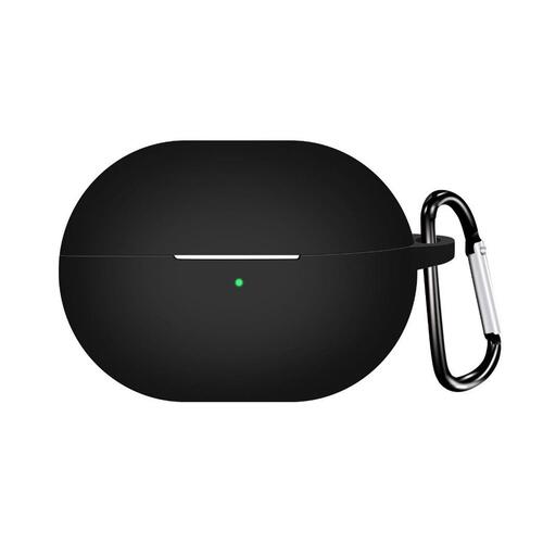 Microsonic Huawei FreeBuds Pro 4 Kılıf Askılı Mat Silikon Siyah