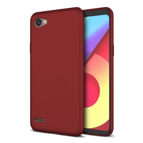 Microsonic LG Q6 Kılıf Premium Slim Kırmızı