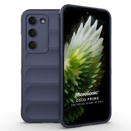 Microsonic TECNO Spark 40 Pro Kılıf Oslo Prime Lacivert