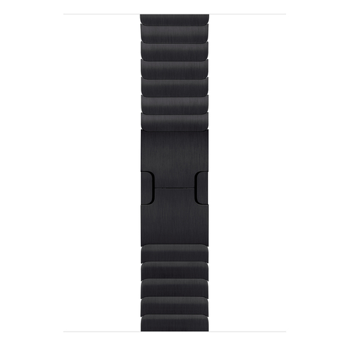 Microsonic Apple Watch Series 11 42mm Kordon Link Bracelet Band Siyah
