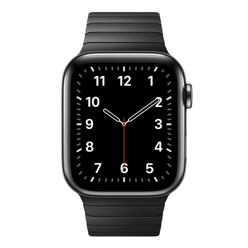 Microsonic Apple Watch Series 11 42mm Kordon Link Bracelet Band Siyah