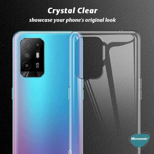 Microsonic Oppo A16 Kılıf Transparent Soft Beyaz