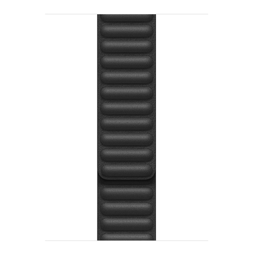 Microsonic Apple Watch Series 11 42mm Kordon Leather Link Band Siyah